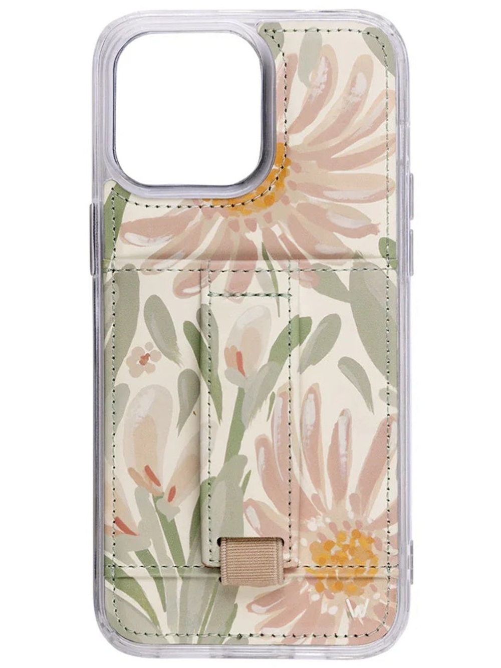Walli Cases Floral Pastel Hand Strap Phone Case - Painted Daisies